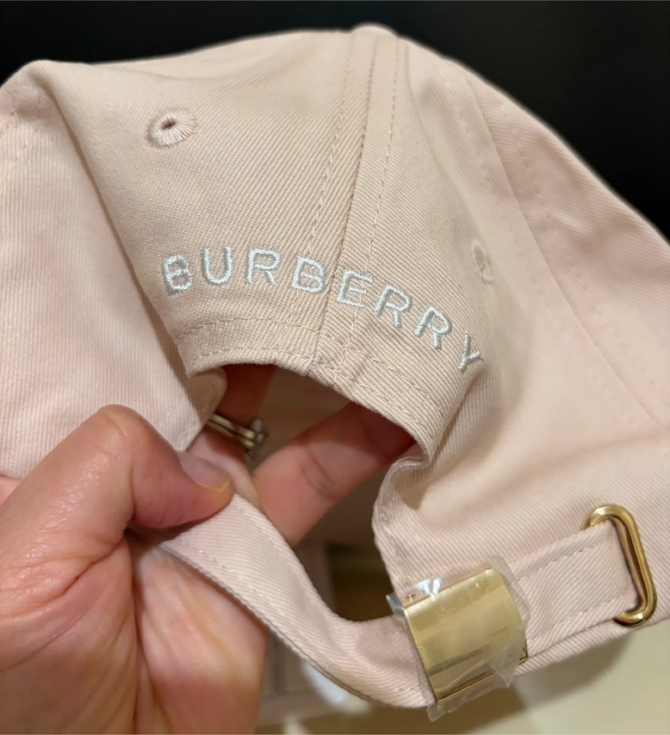 Burberry "HER" Embroidered Baseball Cap - Beige - photo 2