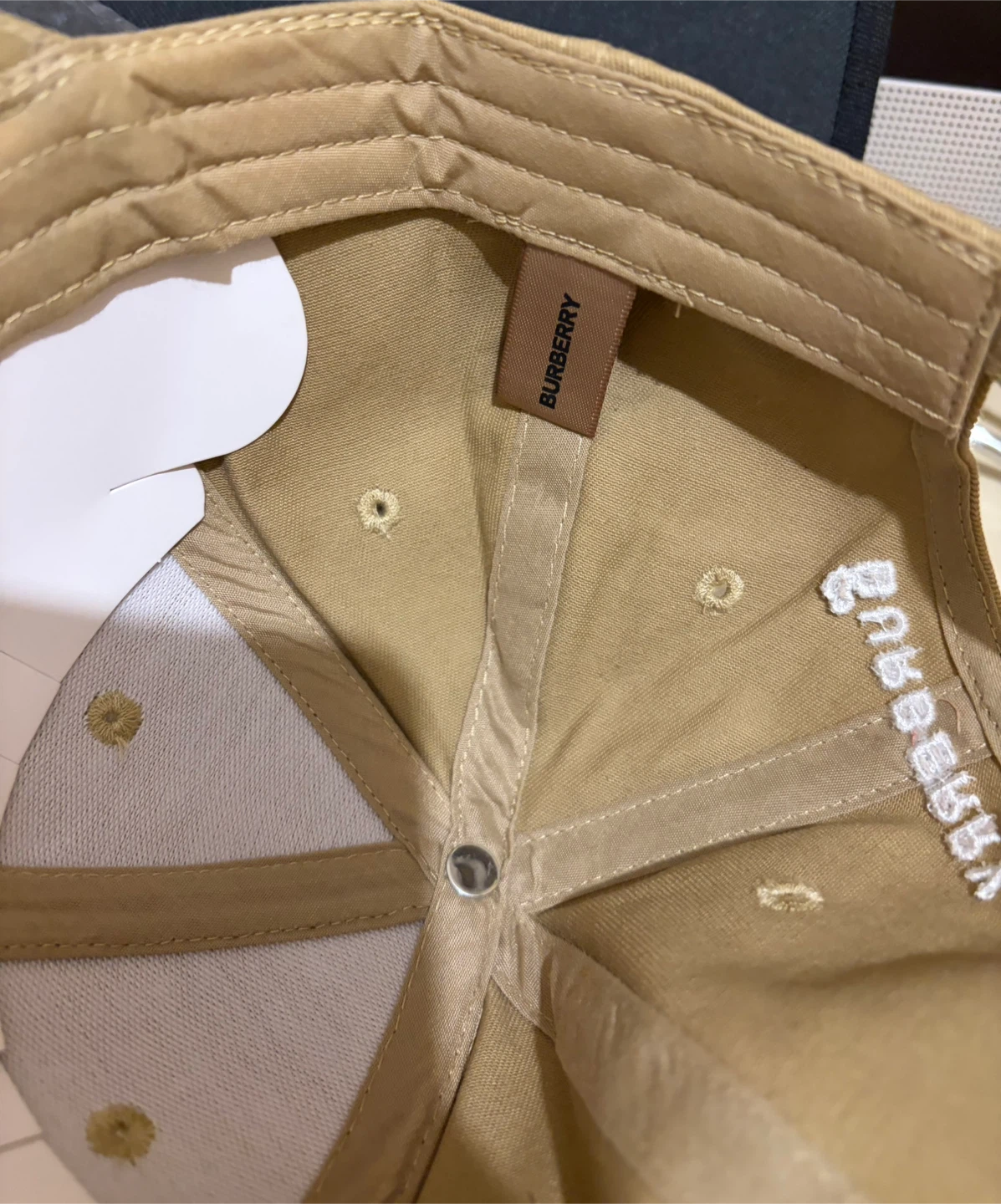 Burberry "HER" Baseball Cap - Tan GWP - photo 3
