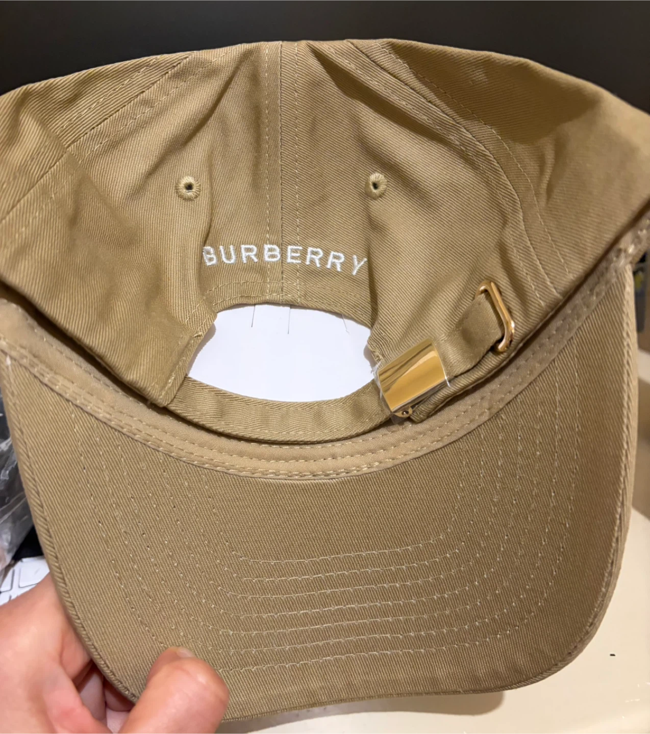 Burberry "HER" Baseball Cap - Tan GWP - photo 2