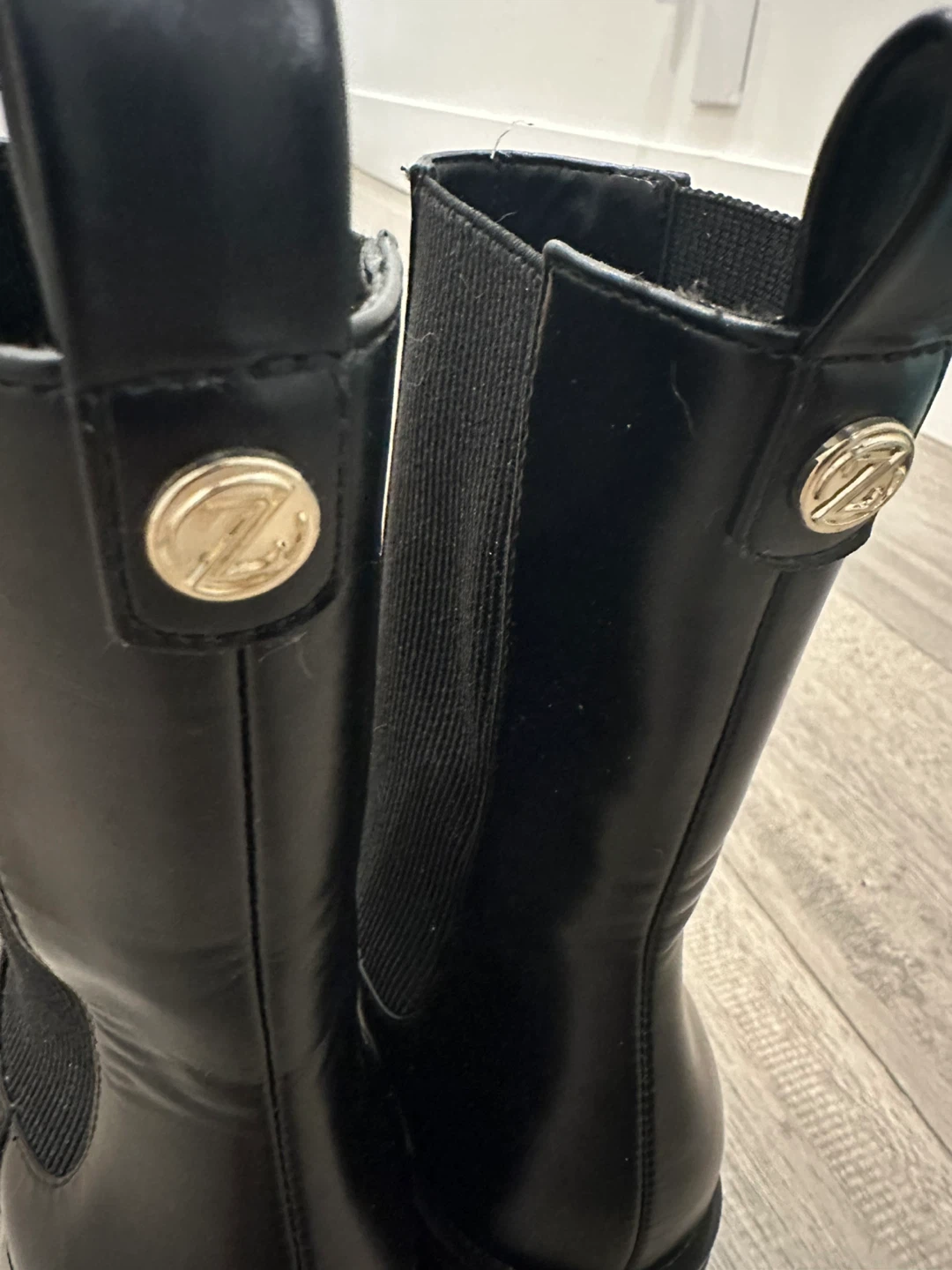 Black ZARA Chelsea Boots Size 39 - photo 5