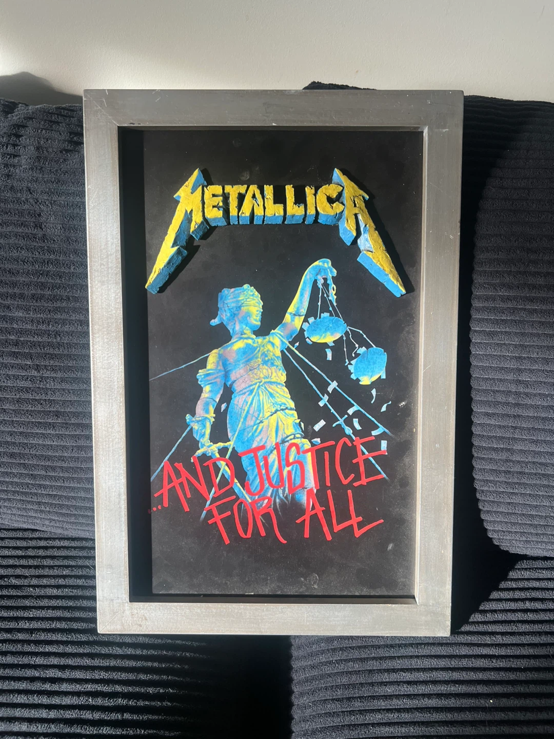 Metallica And Justice For All Framed Art