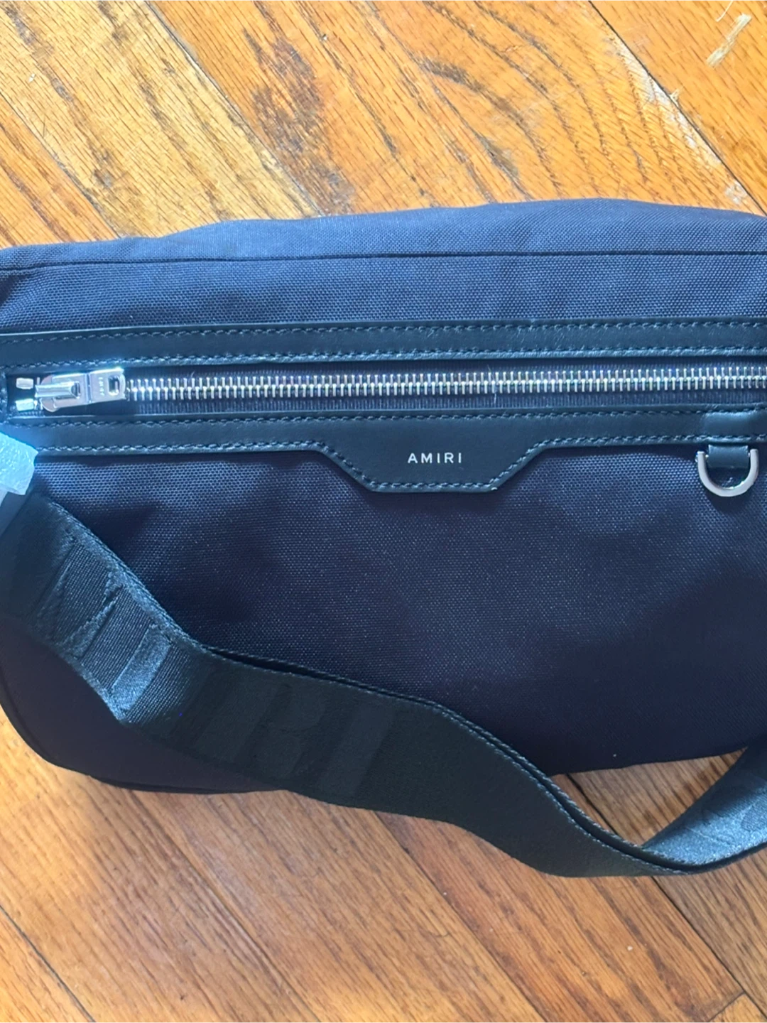 Amiri Black Canvas Sling Bag - photo 5