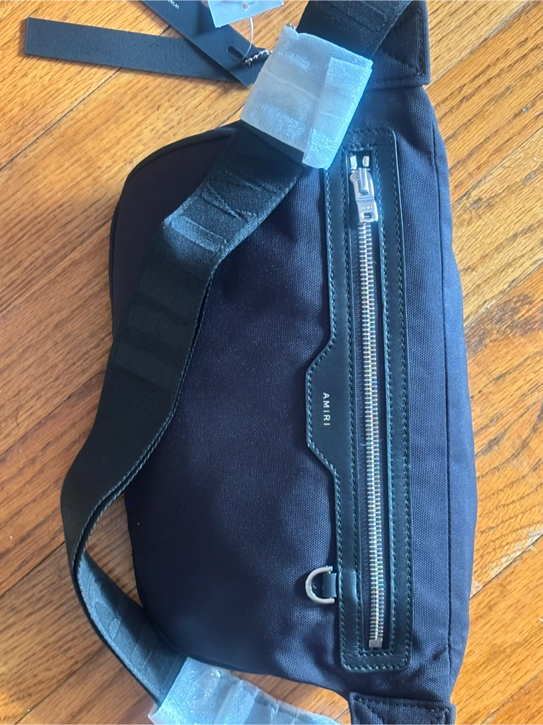 Amiri Black Canvas Sling Bag - photo 4