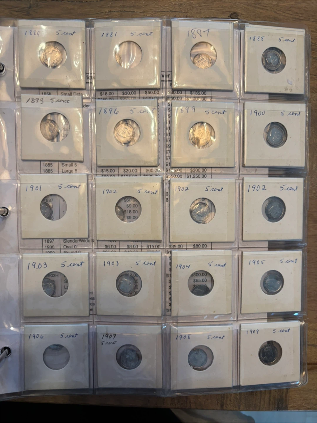 Canadian Silver 5-Cent Coins 1880–1920 — 30 Coin Lot
