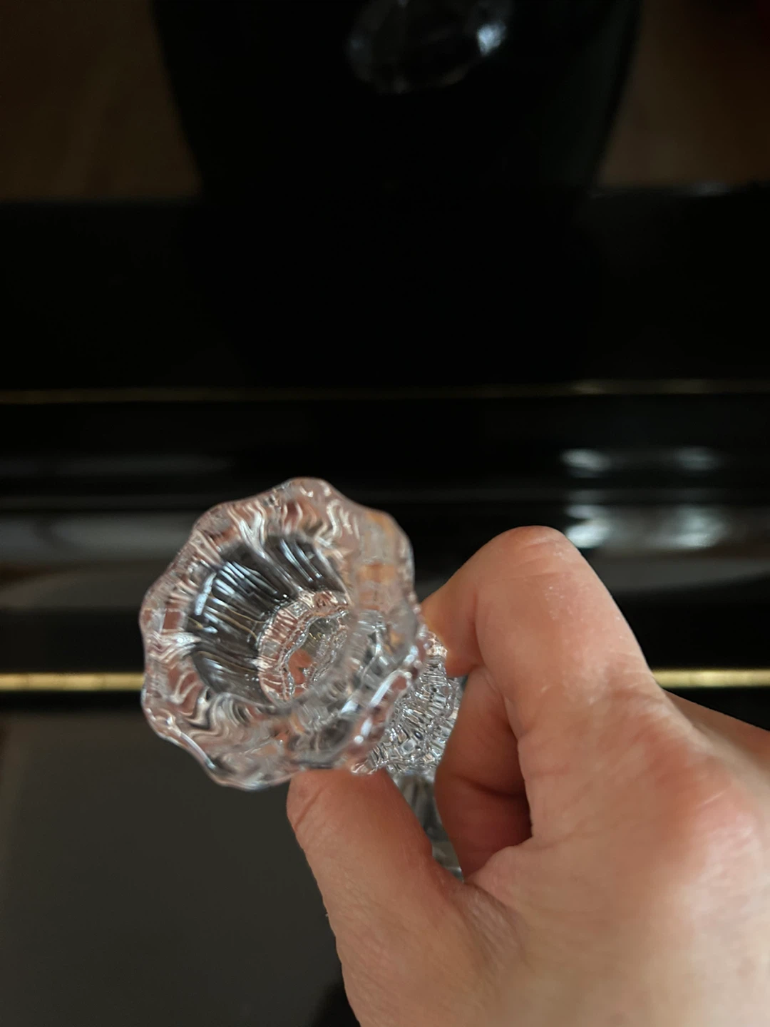 Pair of Crystal Candlesticks - photo 4