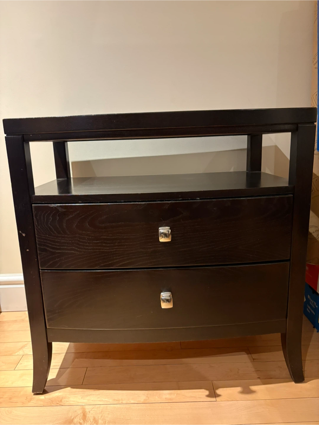 Stanley Furniture Nightstand with Glass Top