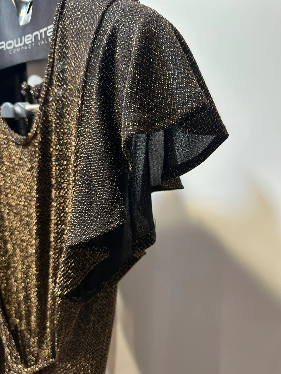 Women's Sparkly Black and Gold Jumpsuit - photo 3