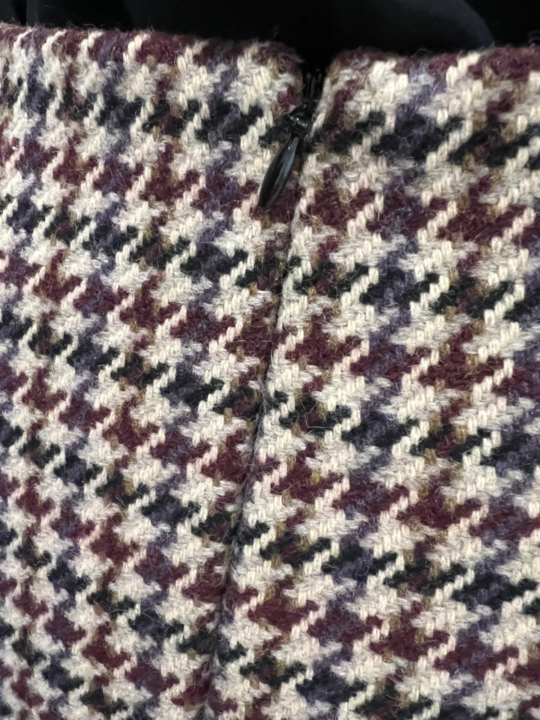 Houndstooth Pattern Mini Skirt Size 4 - photo 5