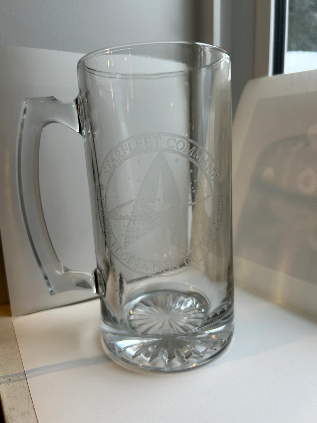 Glass Star Trek Starfleet Glass Mug - photo 2
