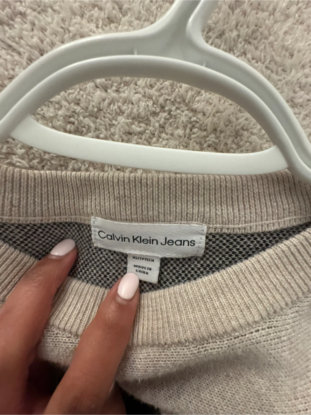 Calvin Klein Crewneck knit Sweater XS/TP - photo 2