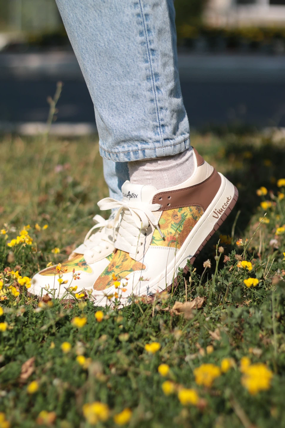 Galartsy Van Gogh Sunflowers inspired sneakers - photo 4