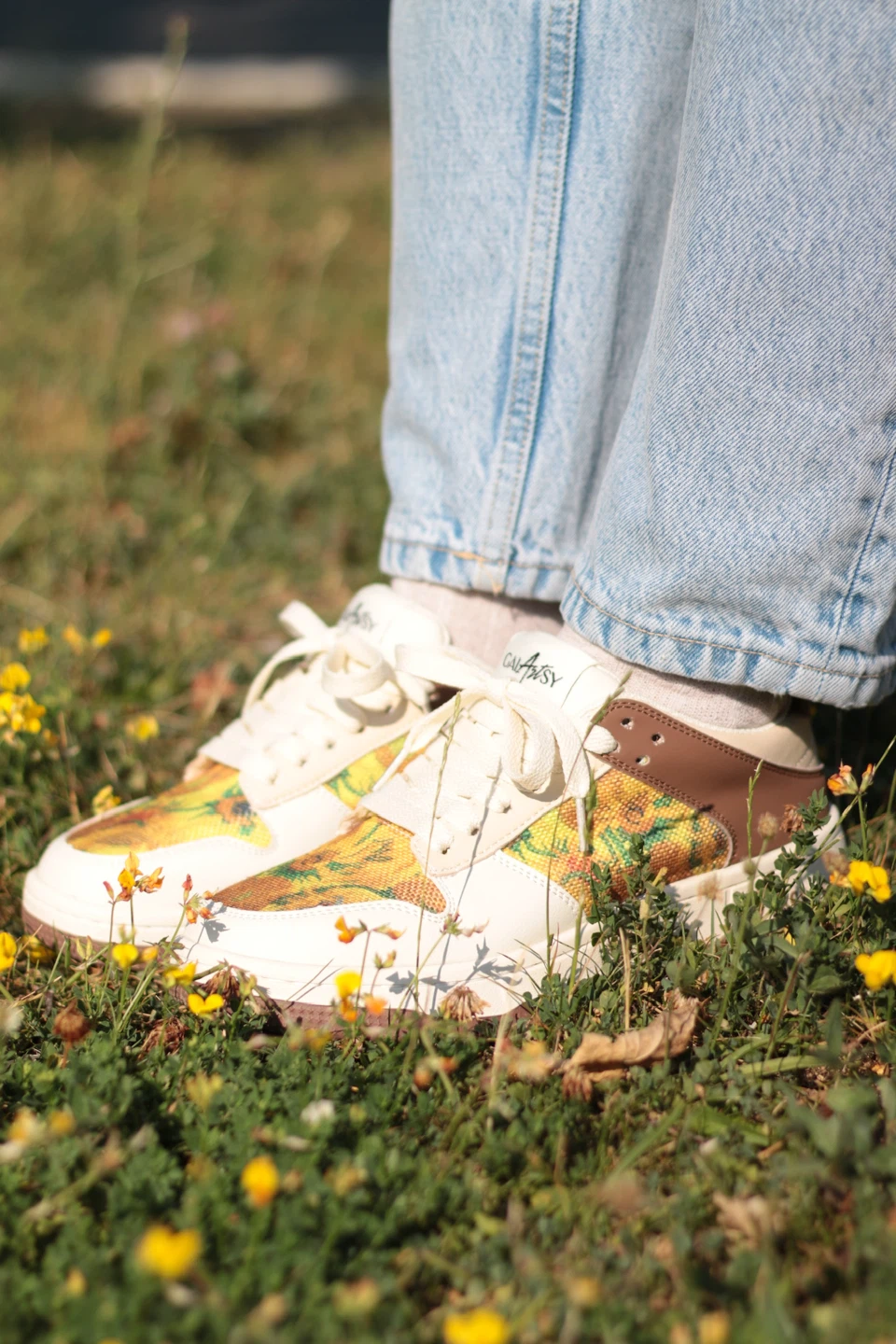 Galartsy Van Gogh Sunflowers inspired sneakers - photo 3
