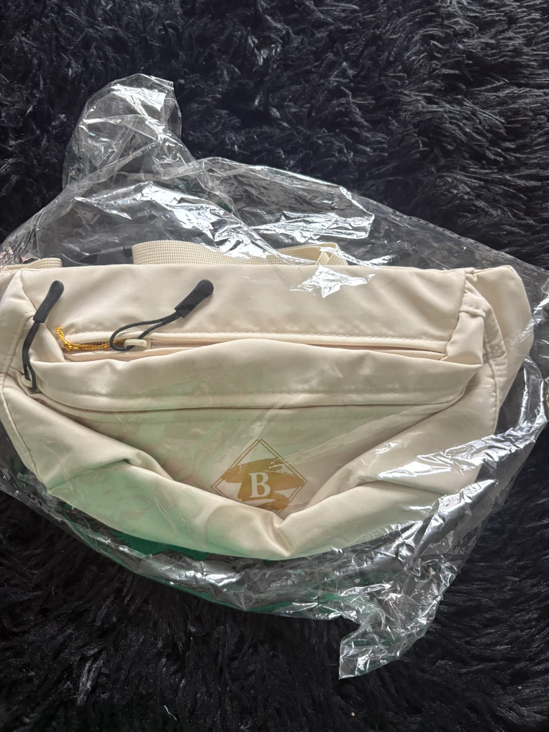 Cream Fanny Pack
