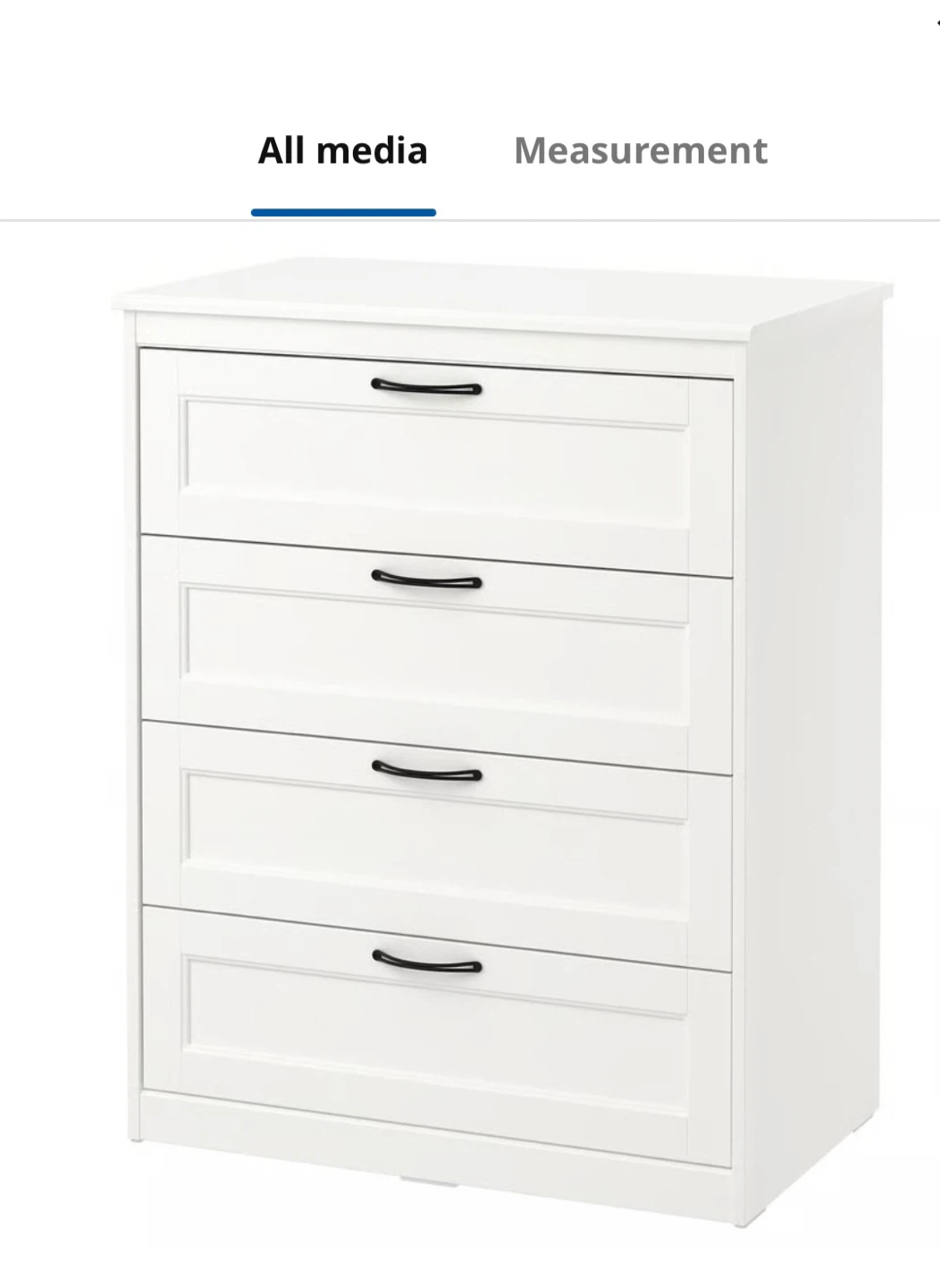 White 5-Drawer Dresser - IKEA HEMNES