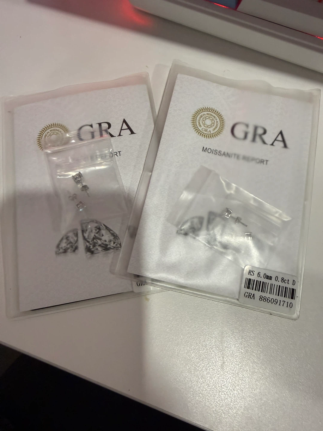 Moissanite Stud Earrings