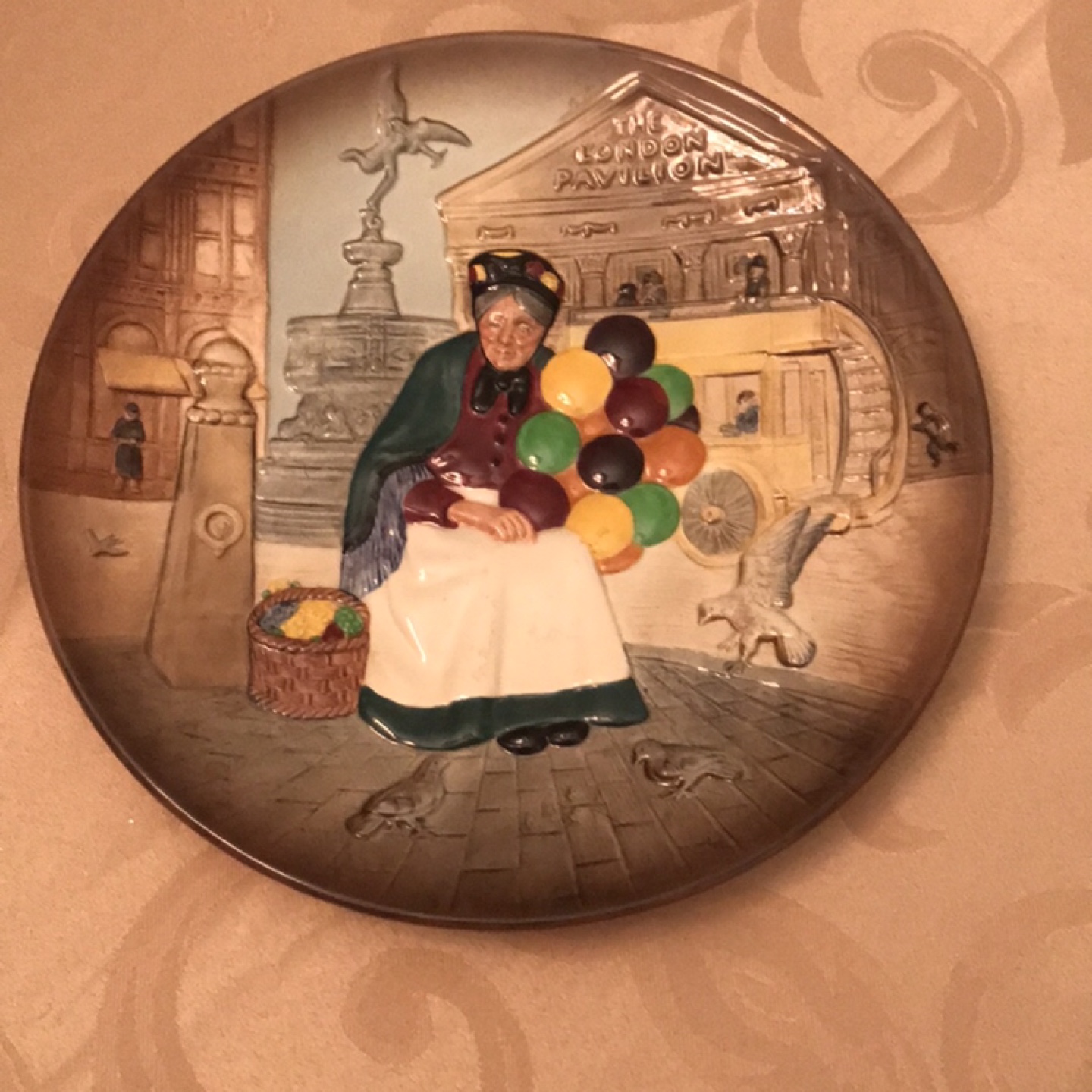 Royal Doulton The Old Balloon Seller Plate