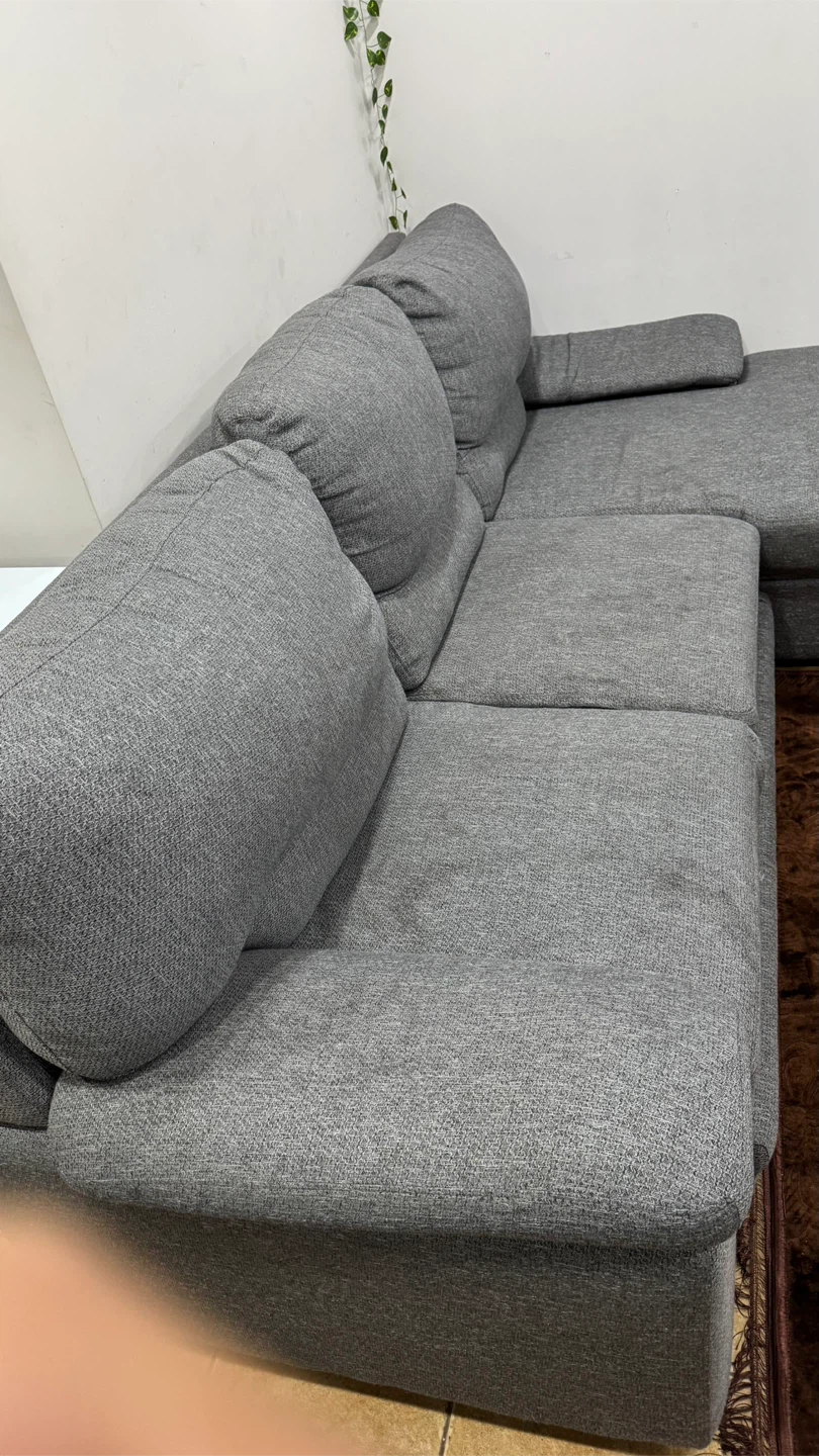 Grey Sectional Sofa with Storage - photo 2