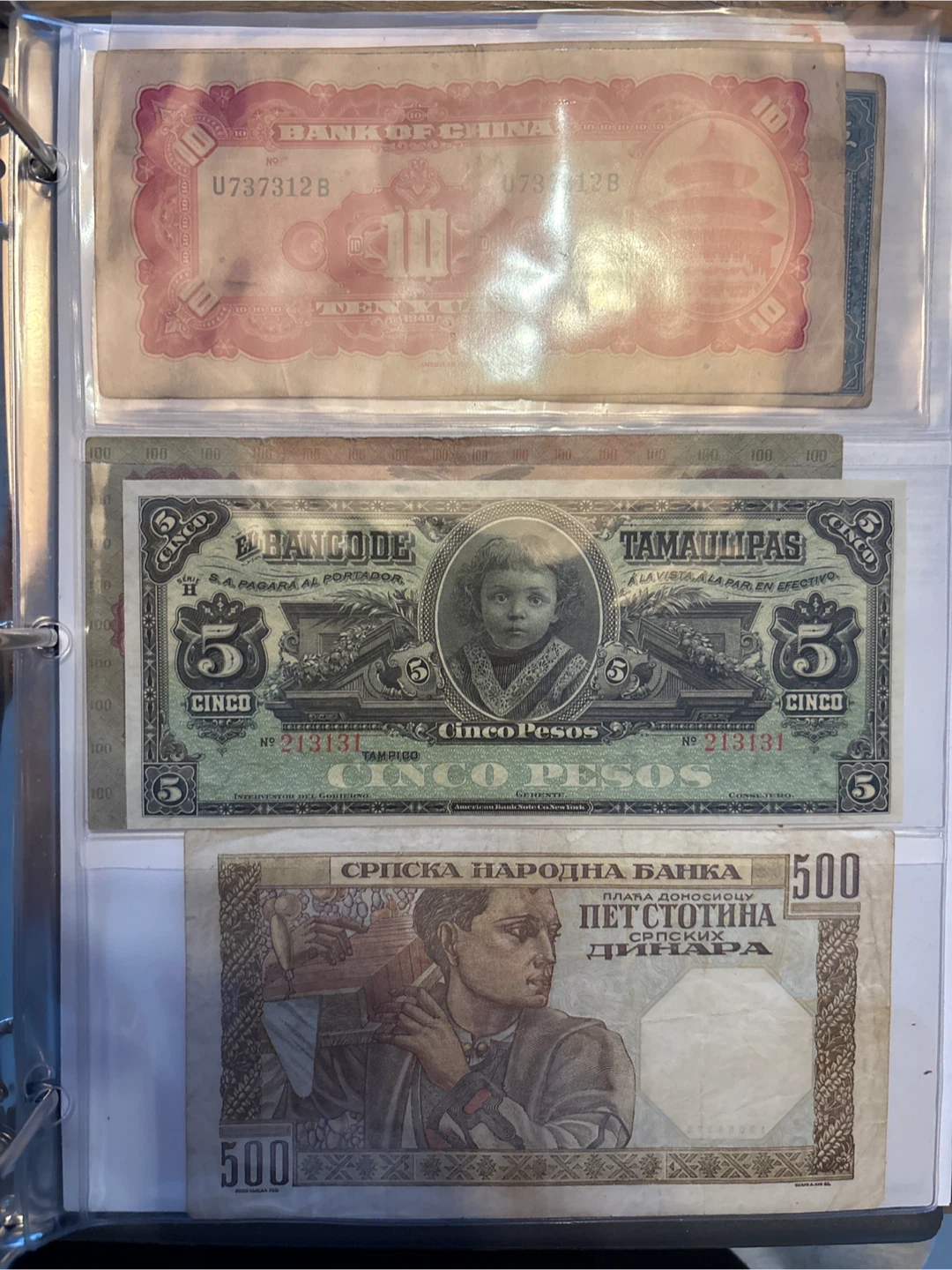 Foreign Paper Money Collection — Vintage World Banknotes Lot