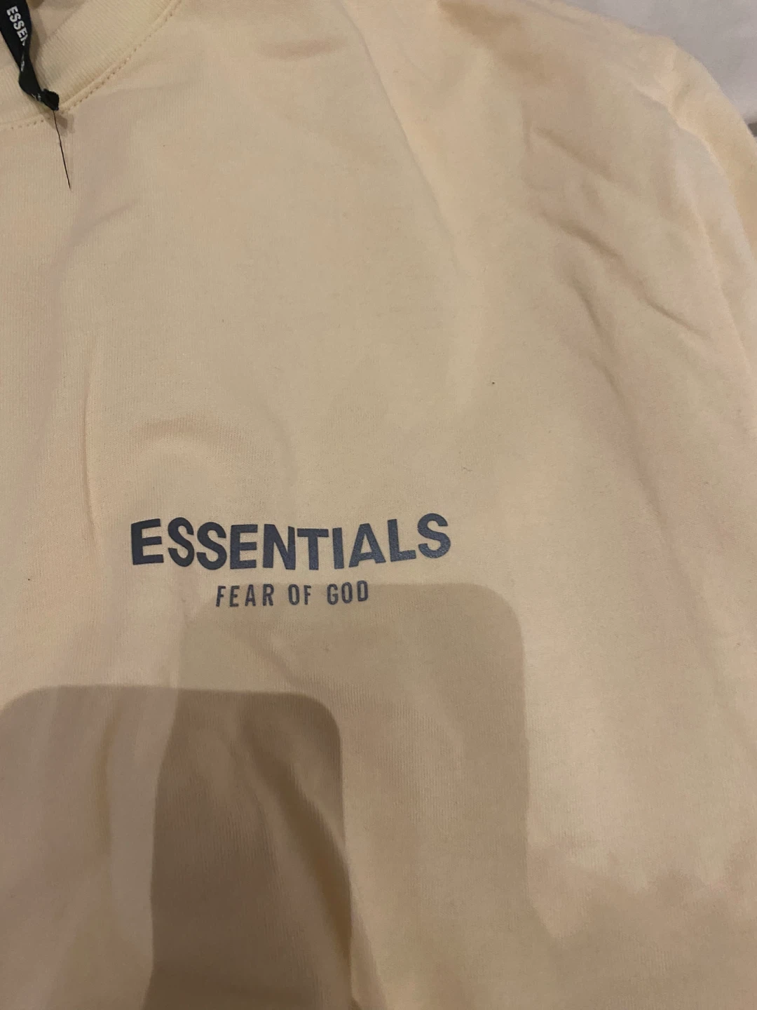 Fear of God Essentials T-Shirt Cream - photo 2