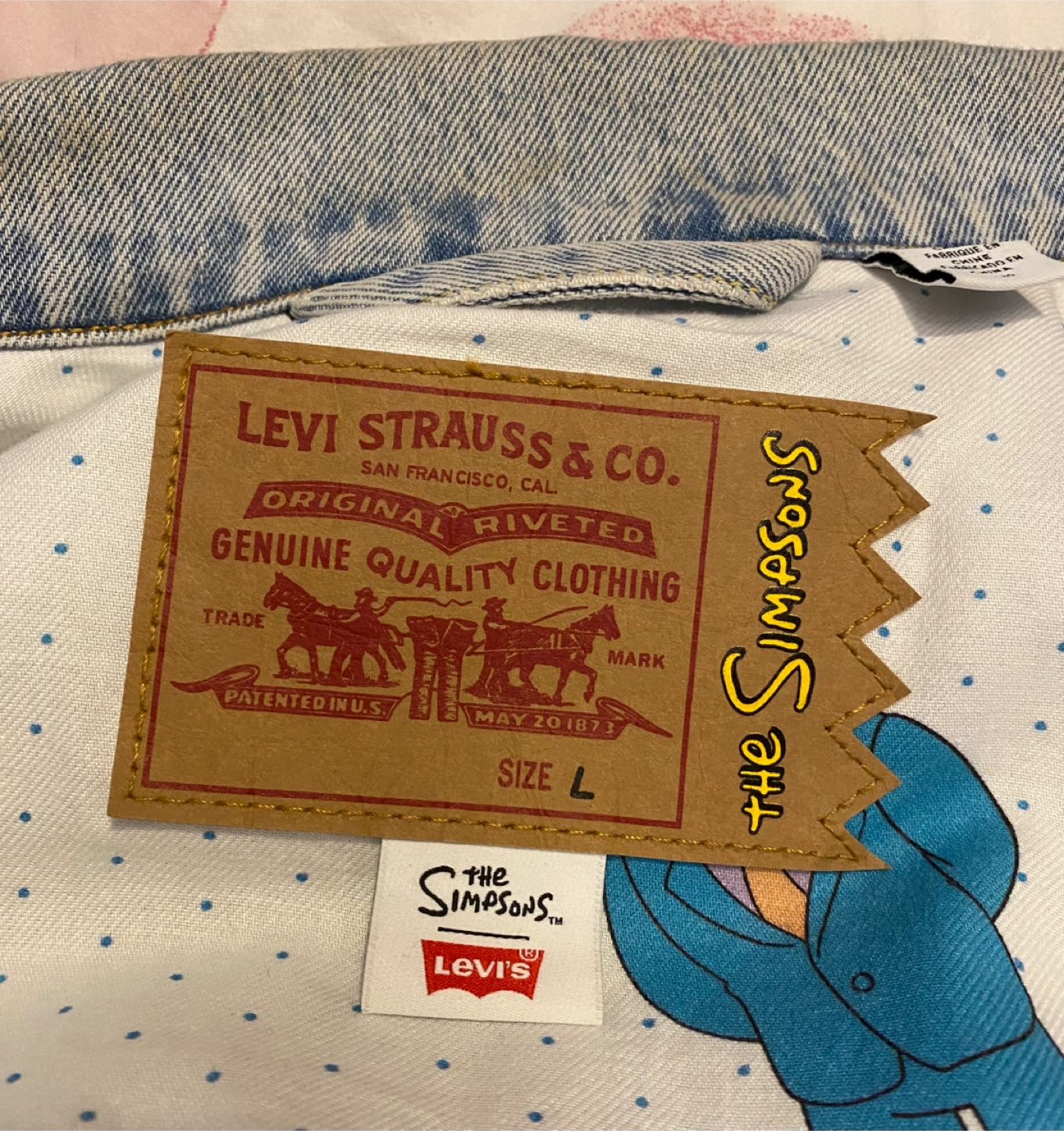 Levi's x THE SIMPSONS collaboration denim jacket - photo 5
