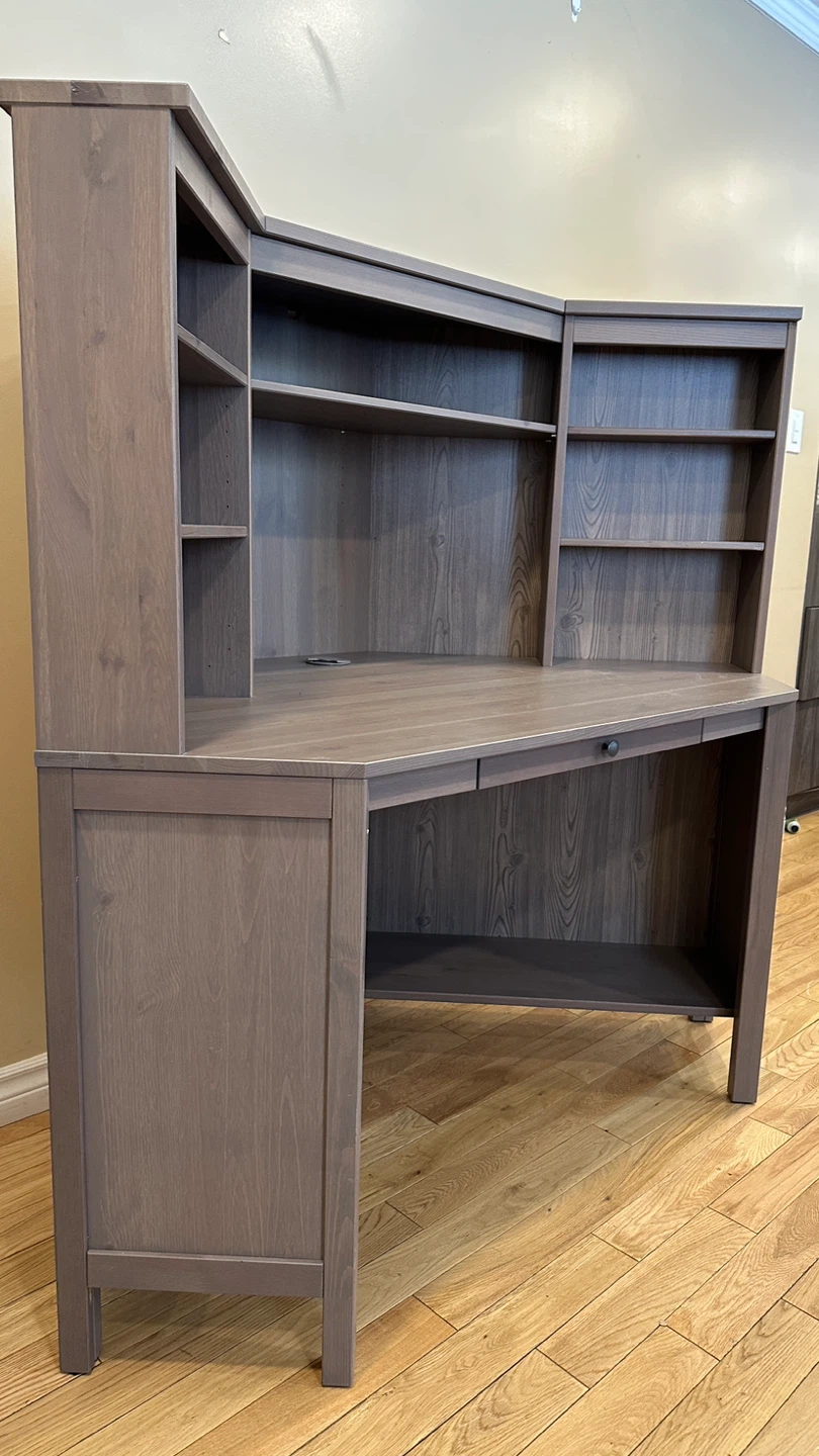 IKEA HEMNES Solid Wood Corner Desk (CAN DELIVER) - photo 3