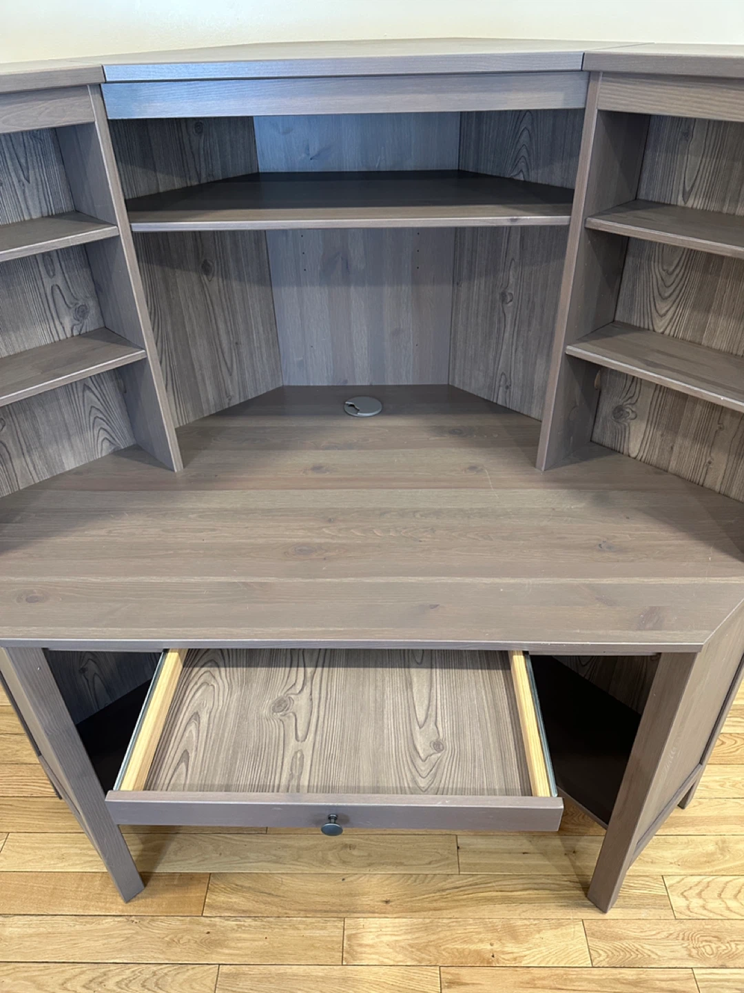 IKEA HEMNES Solid Wood Corner Desk (CAN DELIVER) - photo 5