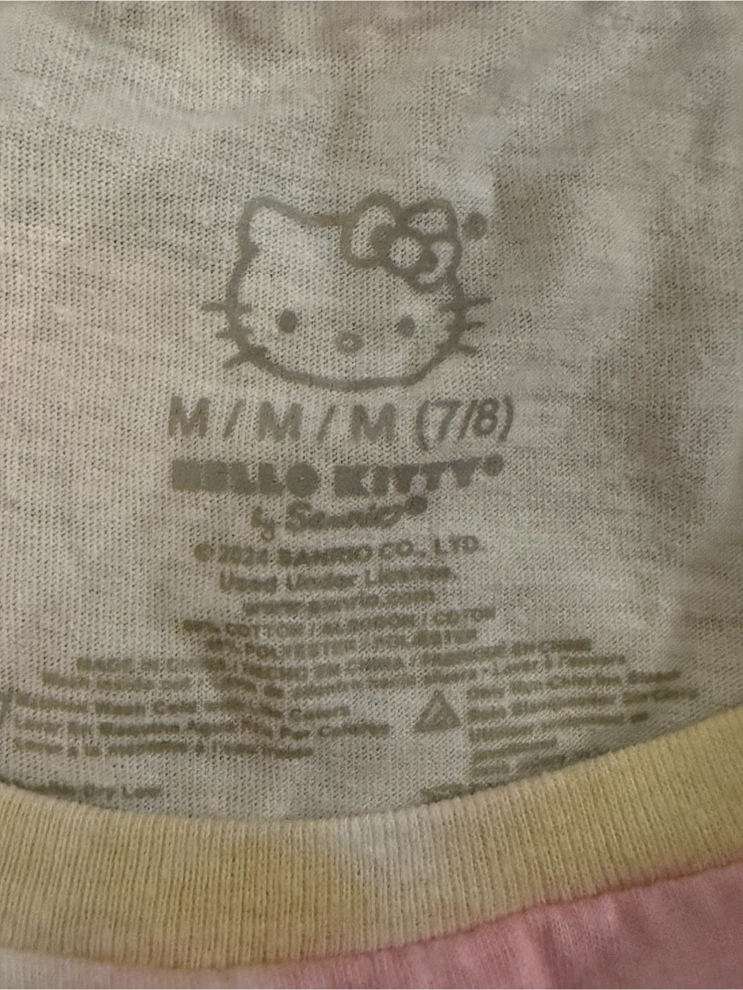 Hello Kitty & Friends Tie-Dye T-Shirt Size M (7/8) - photo 2