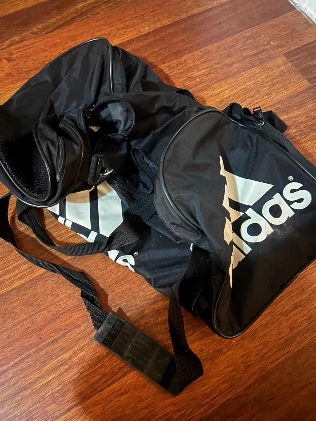 Adidas Black Duffle Bag