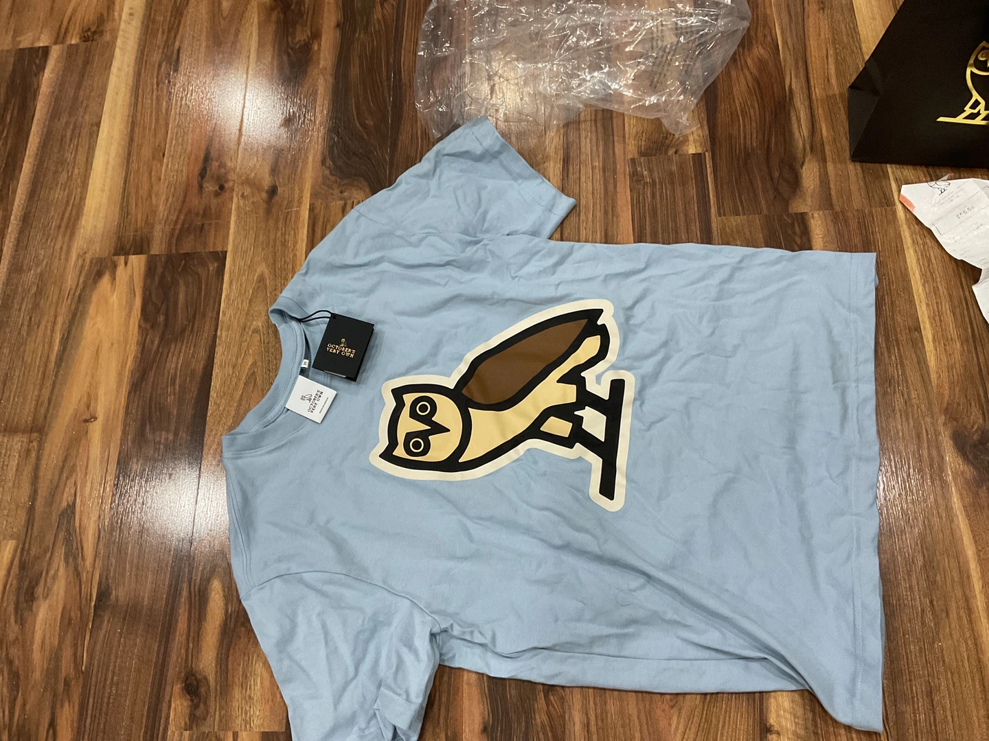 October's Very Own Owl T-Shirt - blue fog - XS - photo 4