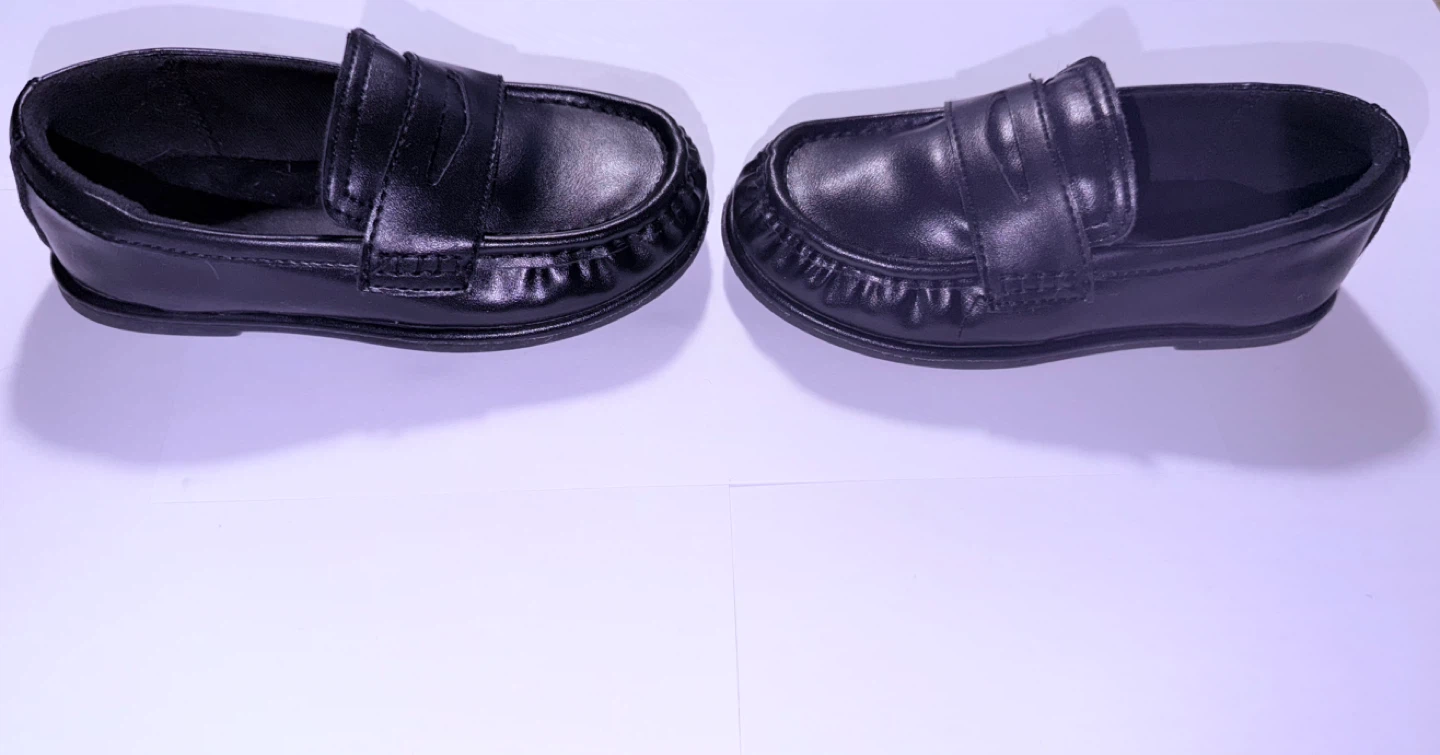Black Toddler Loafer Shoes - photo 3