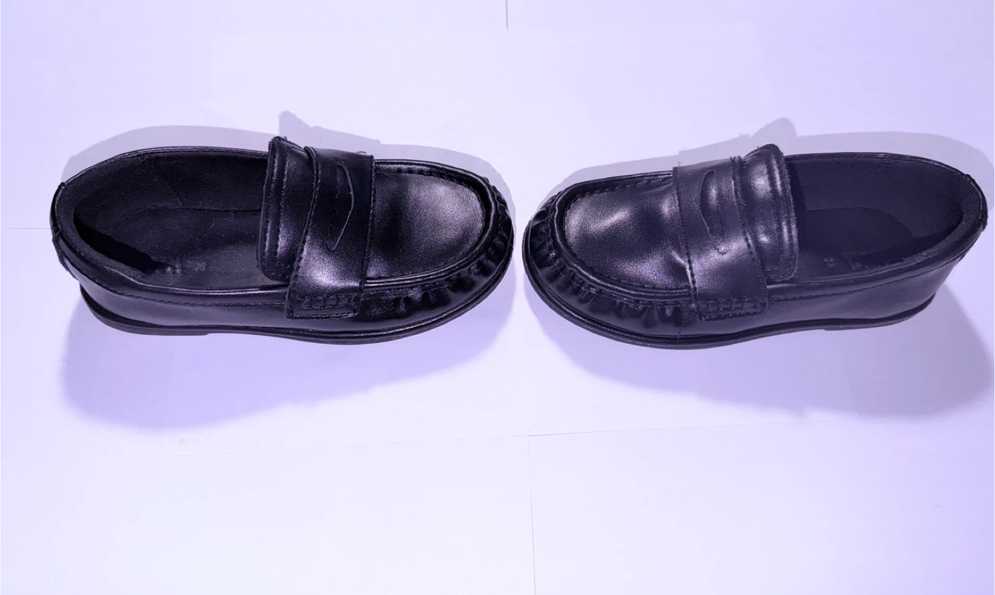 Black Toddler Loafer Shoes - photo 2