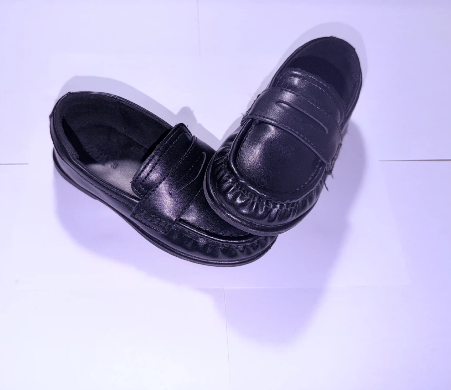 Black Toddler Loafer Shoes