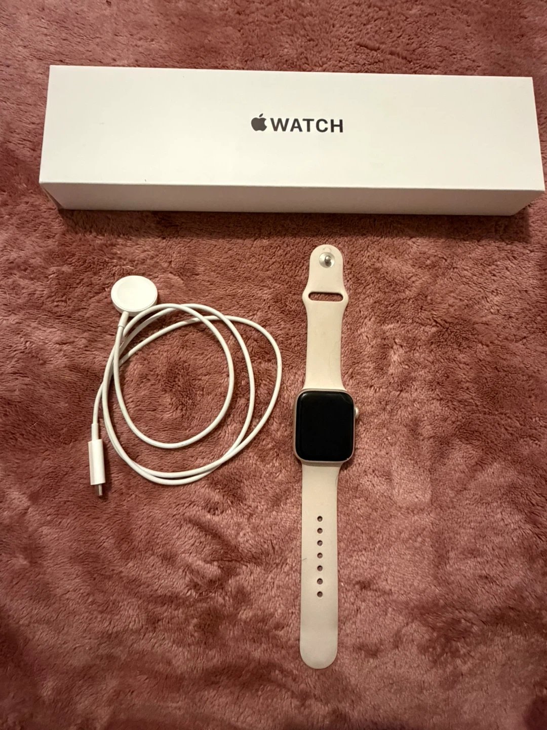 Apple Watch SE (2nd Gen) 44mm Starlight Aluminum - photo 2