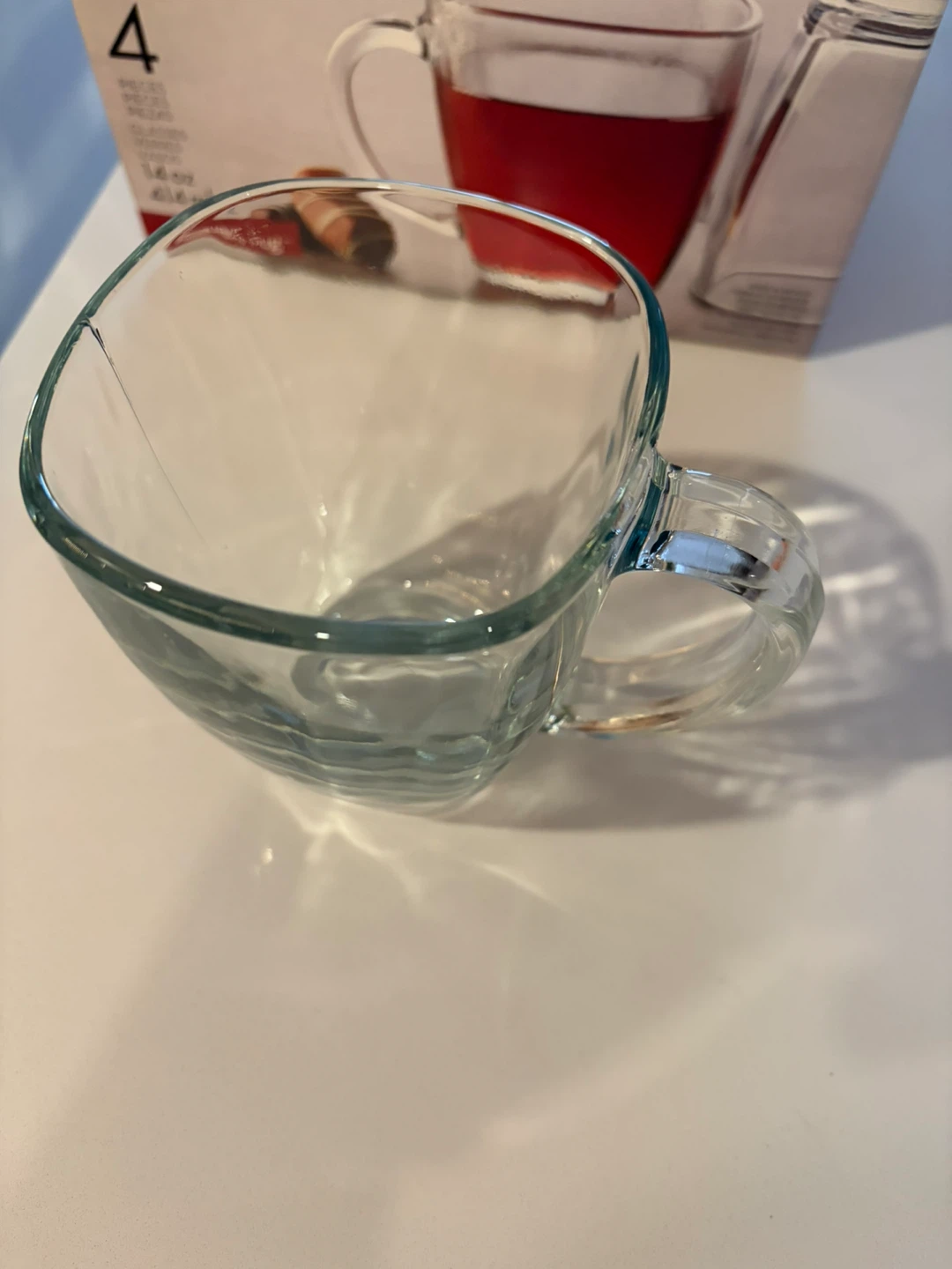 Libbey Square Glass Mugs (Set of 4)- New - photo 3