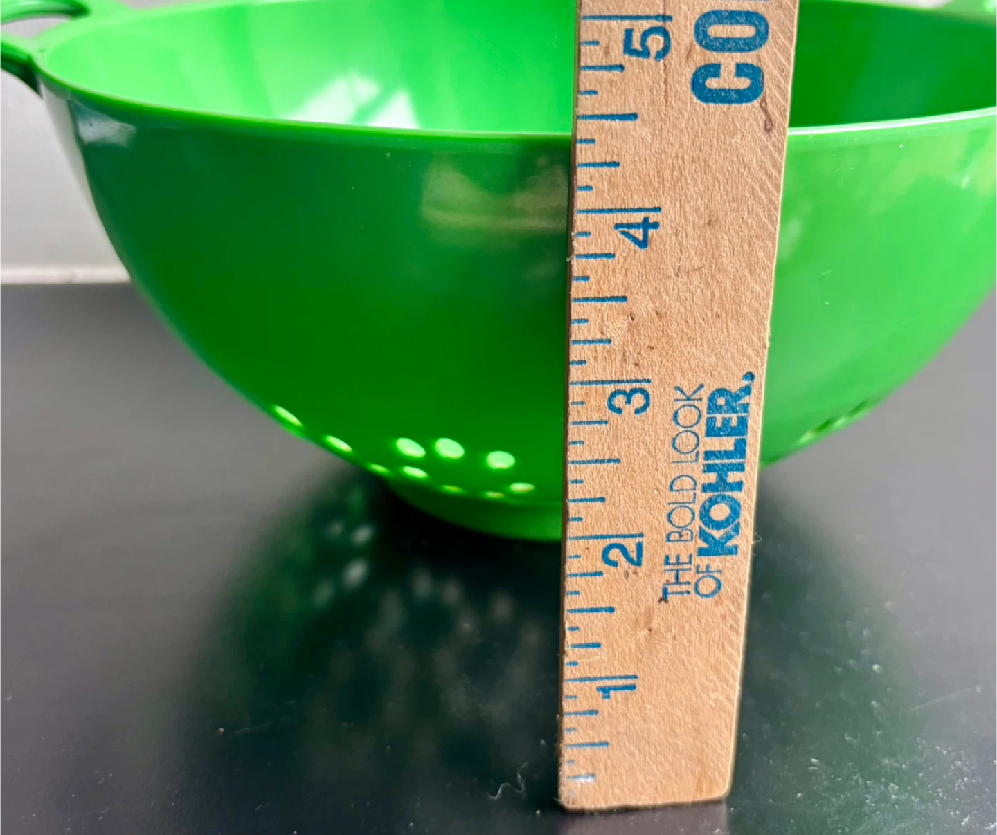 Green Plastic Colander - photo 5