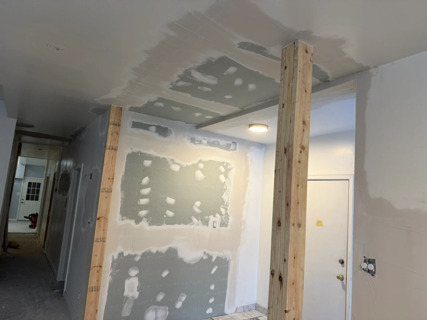 Outlet - paint - drywall - railing - …./