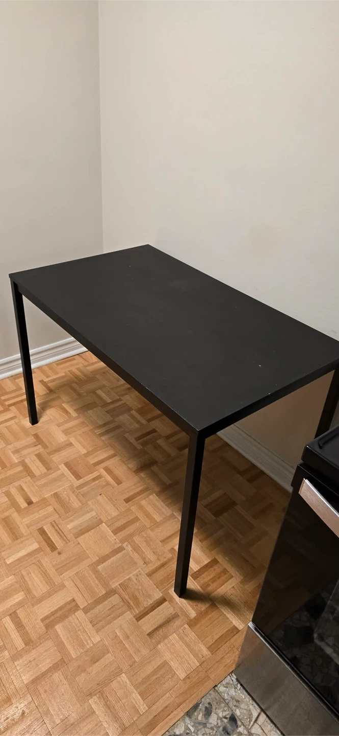 Black Rectangular Dining Table - photo 2