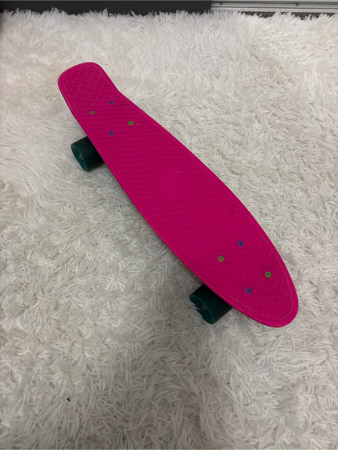 Penny Board Skateboard - Colorful Stripe Design