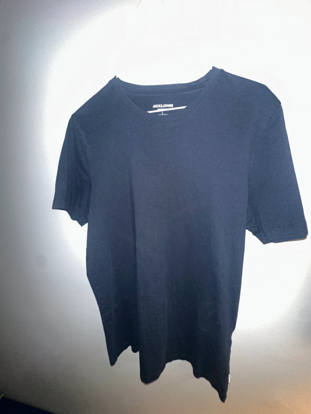 JACK & JONES ESSENTIALS Navy Blue T-Shirt Size L - photo 2