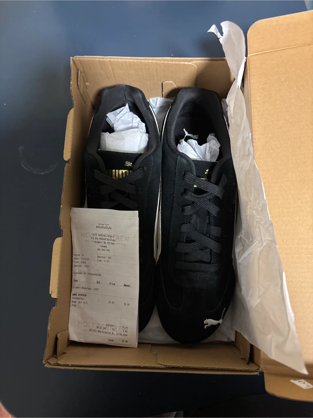 Puma Speedcat 00 Black/White Sneakers