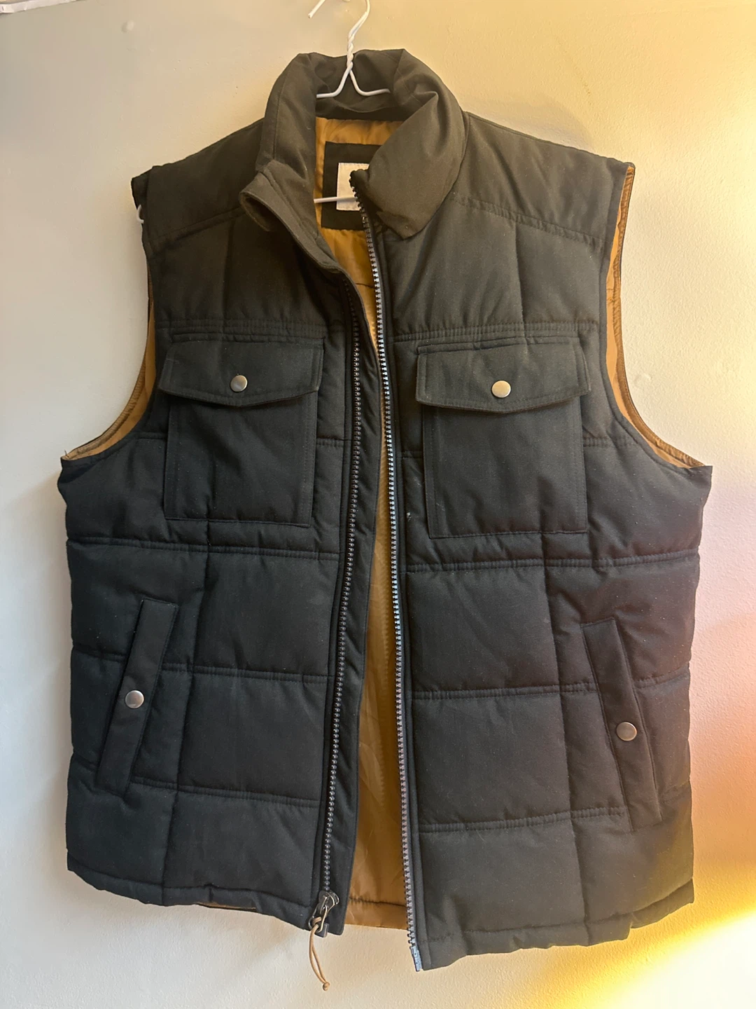 Goodfellow & Co. Puffer Vest - Black - Size M