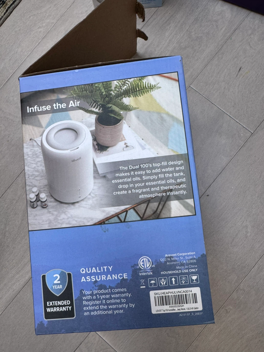 Levoit Dual 100 2-in-1 Humidifier & Diffuser - photo 4