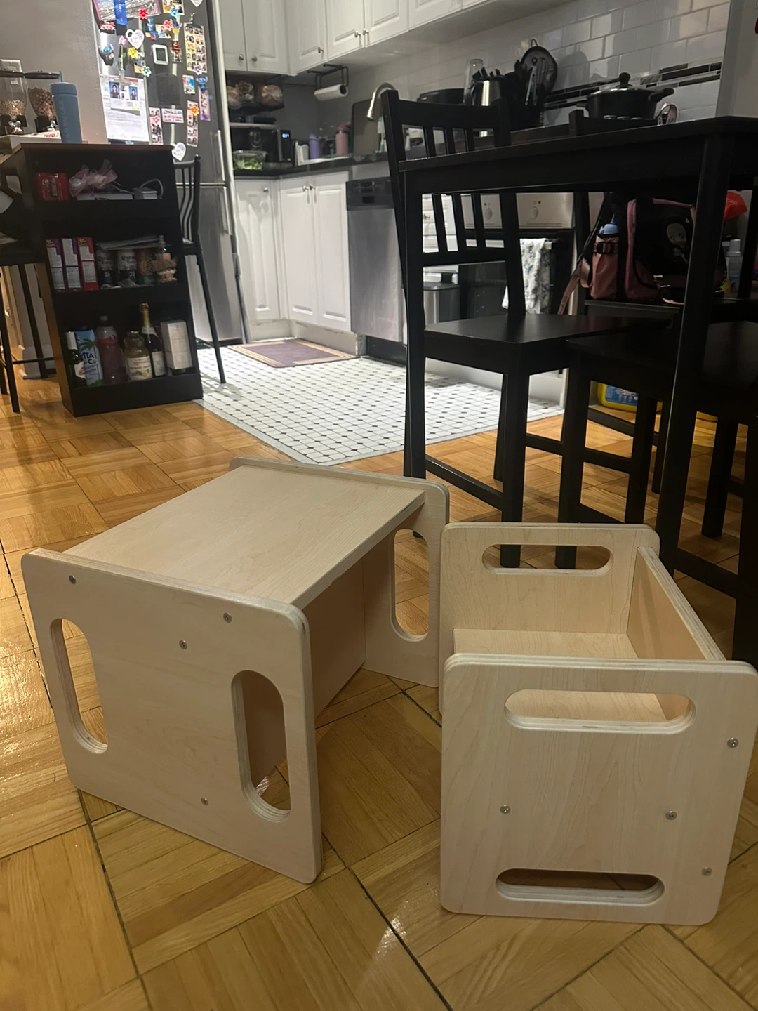 Wooden Toddler Step Stool Set - photo 4
