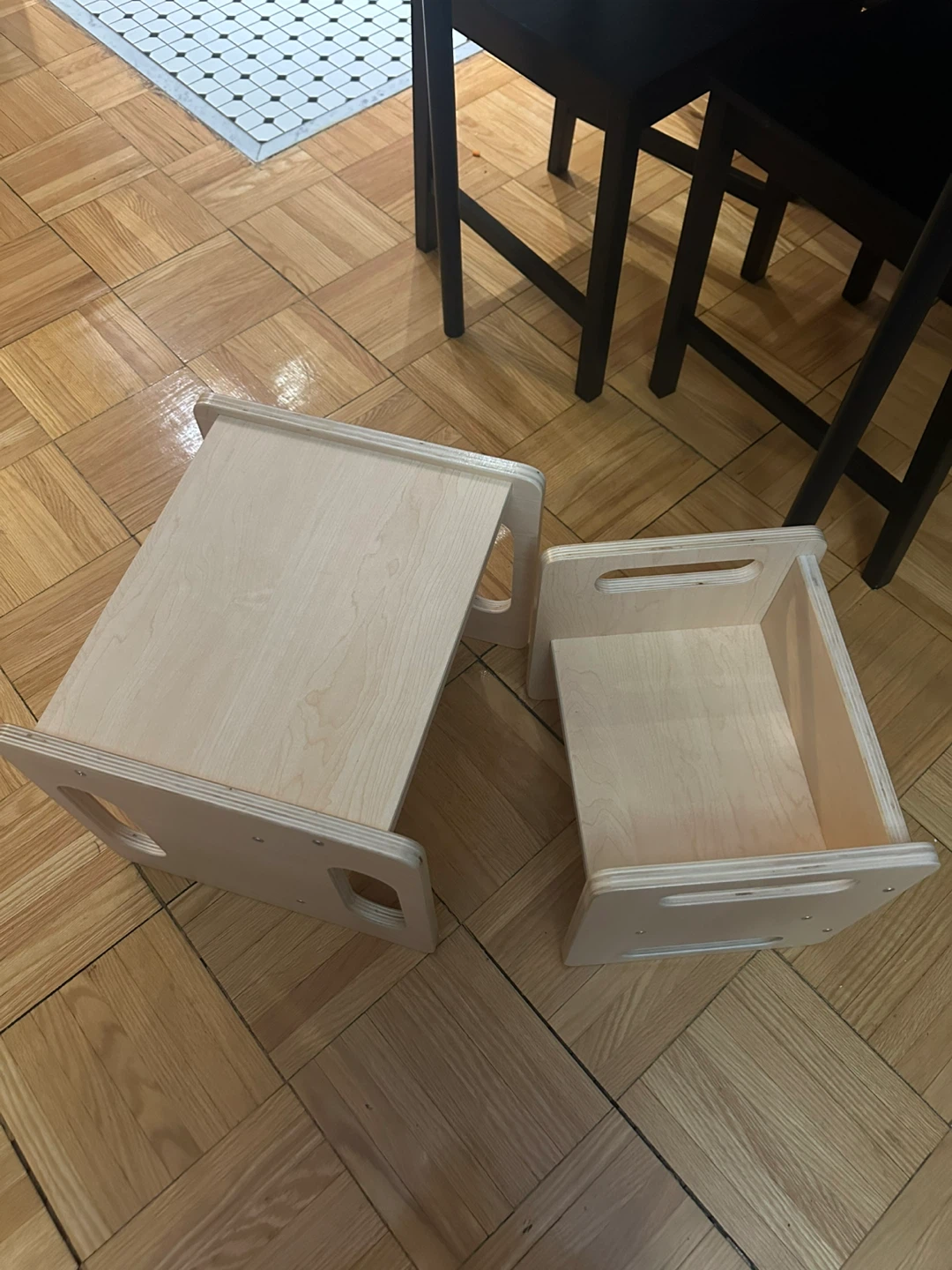 Wooden Toddler Step Stool Set - photo 3