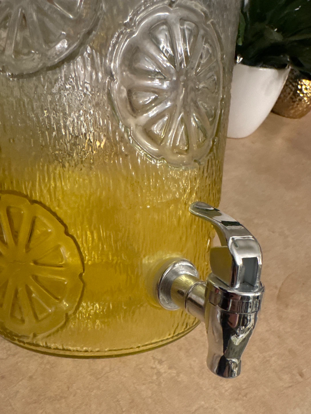 Glass Beverage Dispenser with Spigot - photo 2