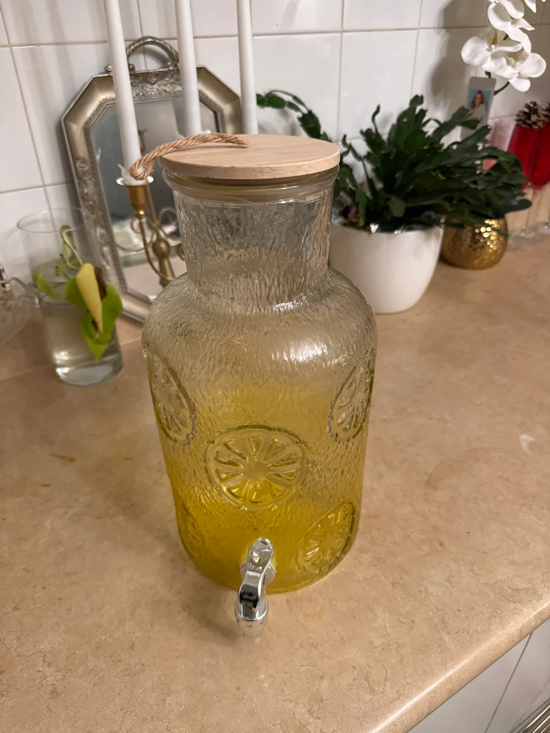 Glass Beverage Dispenser with Spigot - photo 3