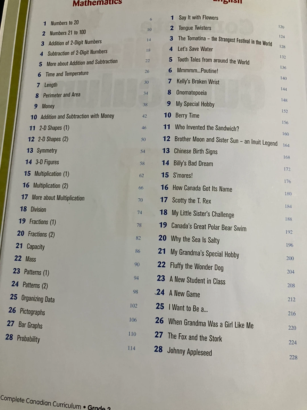 Complete Canadian Curriculum Grade 2 Textbook - photo 2