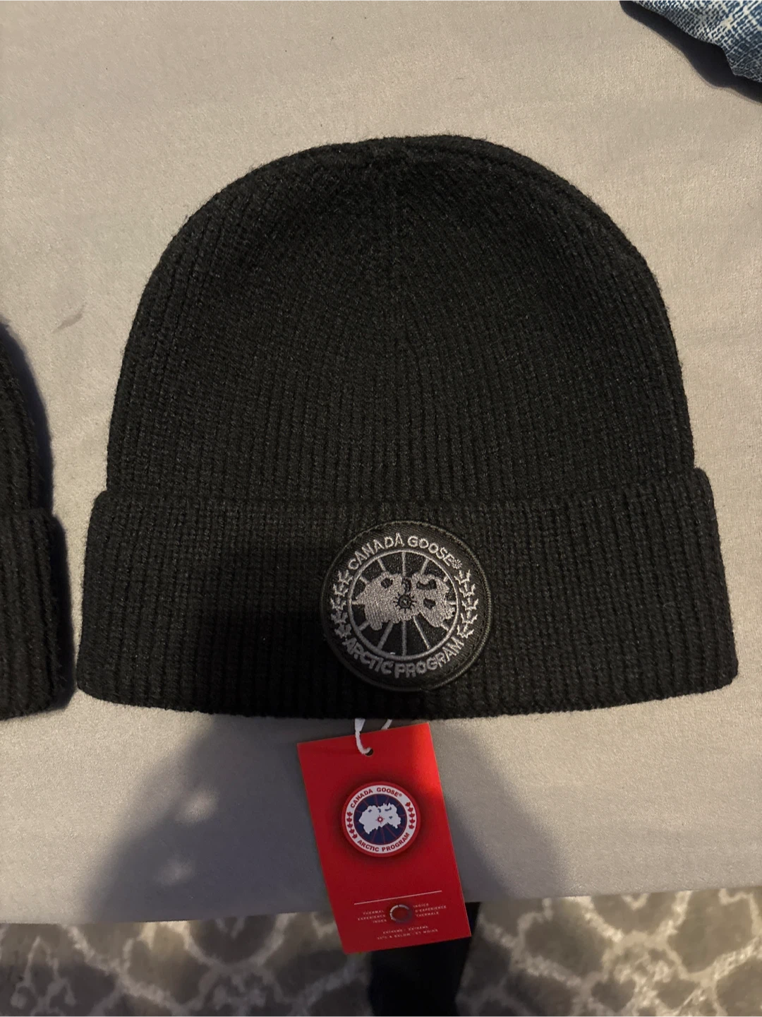Canada Goose Black Toque Beanie