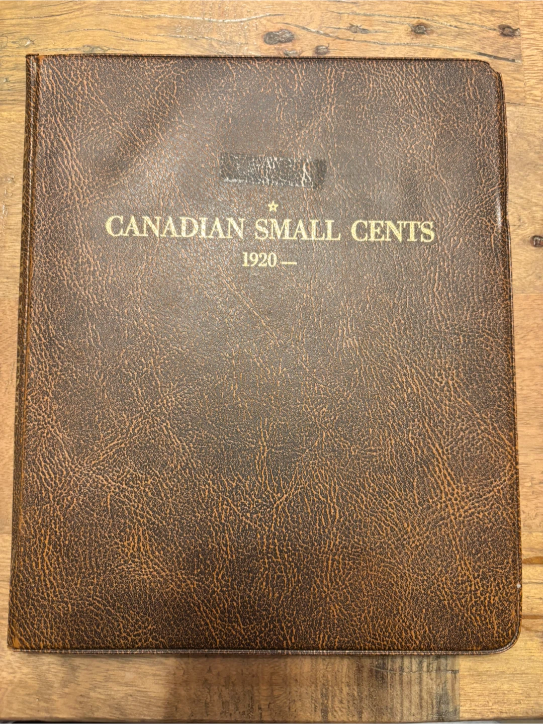 Canadian Small Cents Collection Binder (1920–2002)
