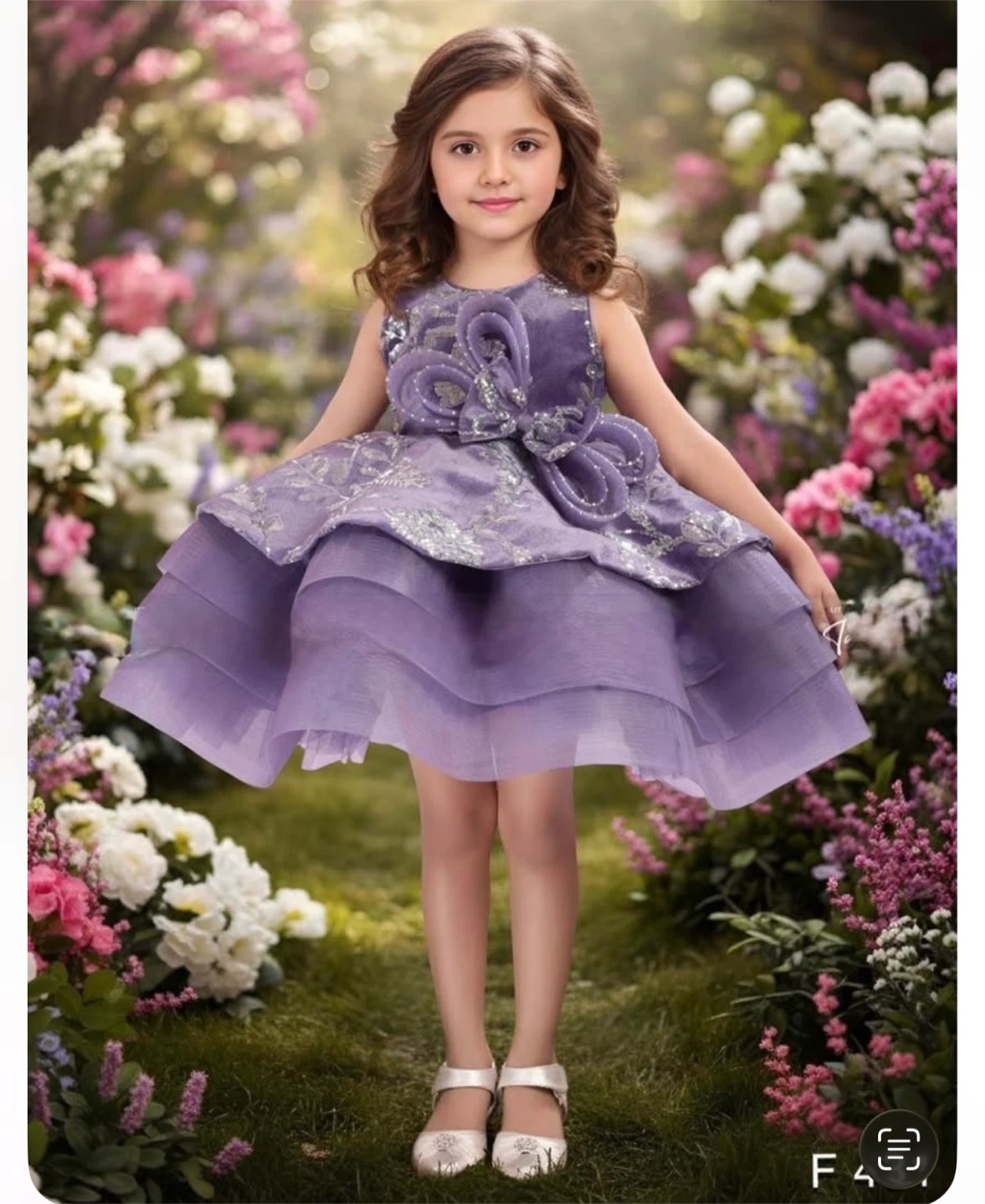 Purple Baby Girl Dress